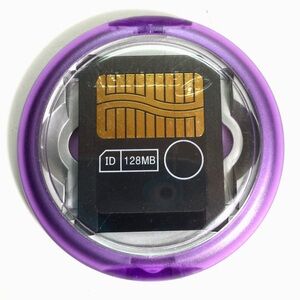 128MB SmartMedia SM Memory Card ID w/ Case Tested Working